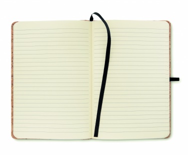 Logo trade corporate gifts image of: A5 cork notebook 96 lined