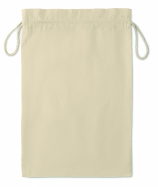 Logo trade promotional merchandise picture of: Large Cotton draw cord bag 30 x 47 cm