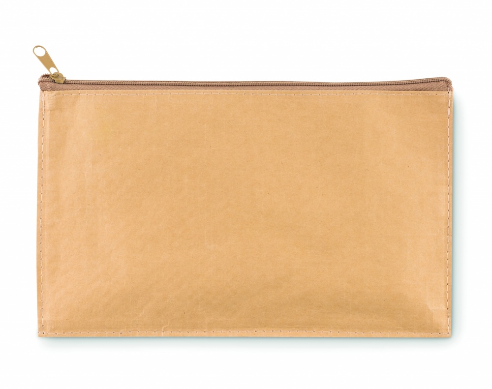 Logo trade promotional gifts image of: Woven paper pencil case