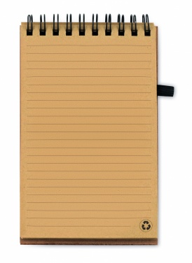 Logotrade promotional item picture of: A6 Cork notepad with pen
