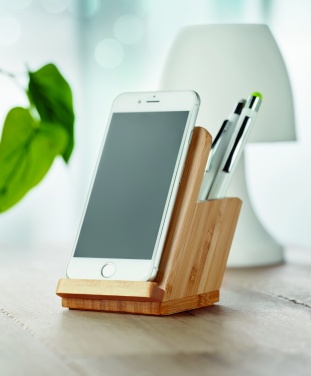 Logo trade business gift photo of: Wireless charger pen holder 5W BAICOI