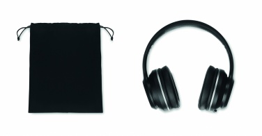 Logo trade corporate gifts picture of: ANC headphone and pouch