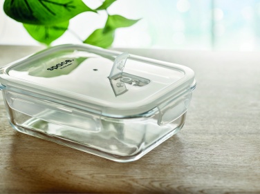 Logo trade promotional giveaway photo of: Glass lunchbox & PP lid 900ml