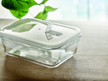 Logo trade promotional item photo of: Glass lunchbox & PP lid 900ml