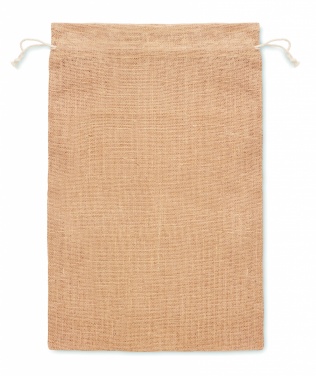 Logo trade promotional products picture of: Large jute gift bag 30x47 cm
