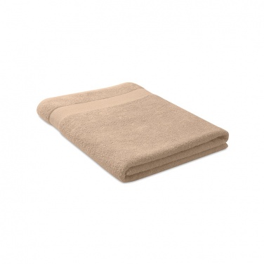 Logo trade promotional gifts image of: Towel organic cotton 180x100cm