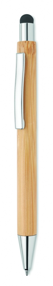 Logotrade promotional merchandise photo of: Bamboo ballpoint pen with blue ink
