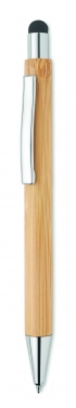 Logotrade promotional products photo of: Bamboo ballpoint pen with blue ink