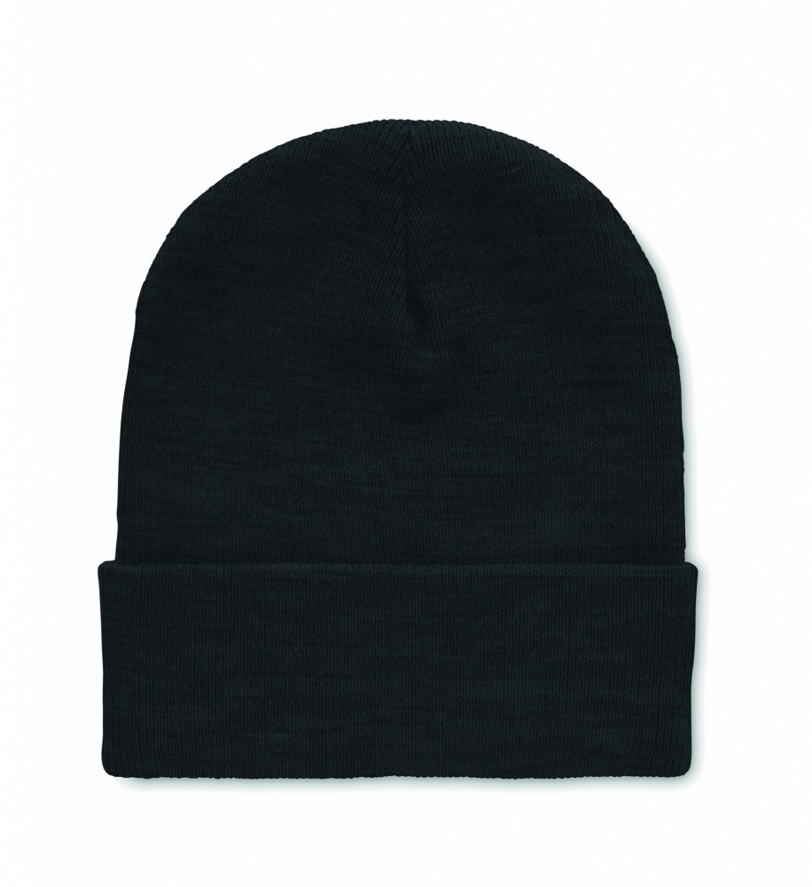 Logotrade promotional merchandise picture of: Beanie in RPET with cuff