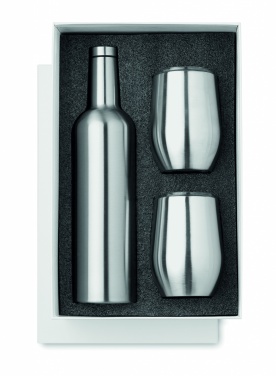Logotrade promotional product picture of: Double walled bottle & mug set