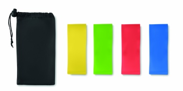 Logo trade promotional products picture of: Set of 4 TPE fitness bands