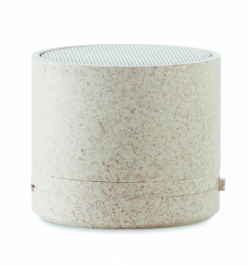 Logo trade promotional products image of: 3W speaker in wheat straw/ABS