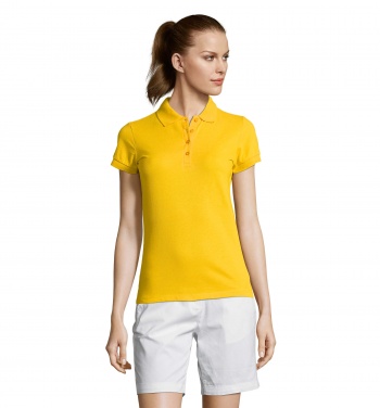 Logo trade promotional giveaways image of: PASSION WOMEN POLO 170g