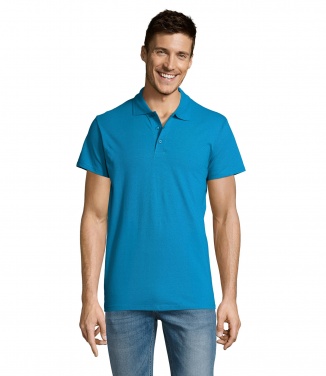 Logo trade promotional giveaways picture of: SUMMER II MEN Polo 170g