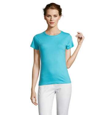 Logo trade corporate gifts image of: MISS WOMEN T-SHIRT 150g
