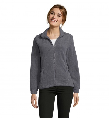 Logo trade advertising product photo of: NORTH WOMEN ZIPPED FLEECE