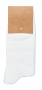 Logo trade business gift photo of: Pair of socks in gift box L