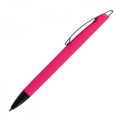 Logo trade business gift photo of: Metal ballpen soft touch BRESCIA
