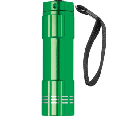 Logo trade promotional giveaways image of: 6 COB metal torch MONTARGIS