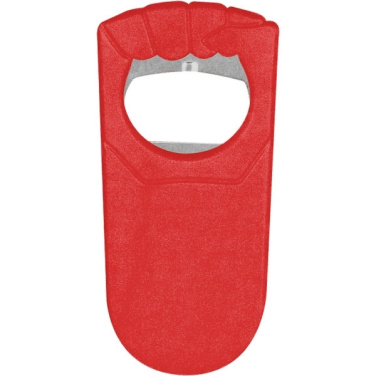 Logo trade promotional merchandise photo of: Fist bottle opener LUTON