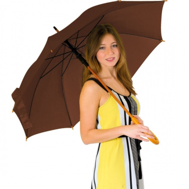 Logotrade corporate gift picture of: Wooden automatic umbrella NANCY