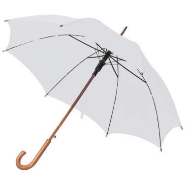 Logo trade promotional products picture of: Wooden automatic umbrella NANCY