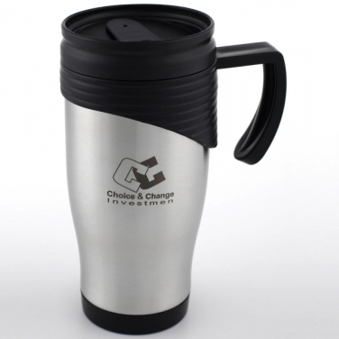 Logo trade promotional products picture of: Stainless steel thermo cup EL PASO 400 ml