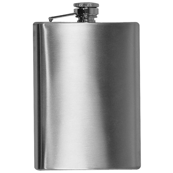 Logotrade promotional products photo of: Stainless steel hip flask KANSAS CITY 237 ml