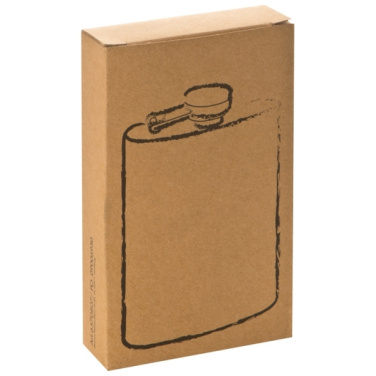 Logotrade promotional item image of: Stainless steel hip flask FRESNO 104 ml