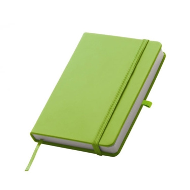 Logo trade promotional giveaways picture of: A6 note book LUBECK