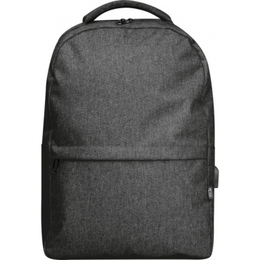 Logo trade business gifts image of: rPET backpack RIMINI