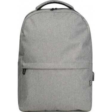 Logo trade promotional giveaway photo of: rPET backpack RIMINI
