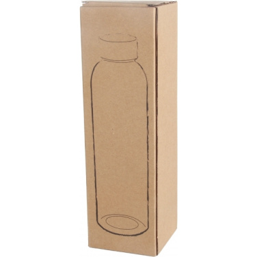 Logo trade promotional products image of: Glass bottle INDIANOPOLIS 550 ml