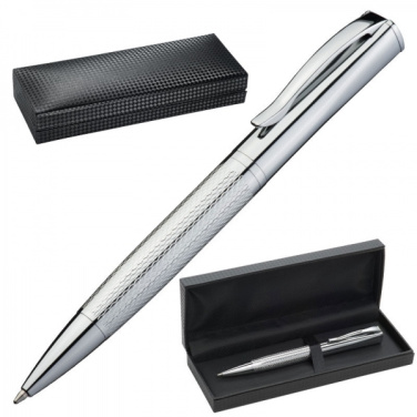 Logo trade promotional merchandise picture of: Metal ballpen CHESTER