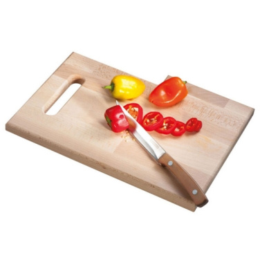 Logotrade advertising products photo of: Wooden board with knife LIZZANO