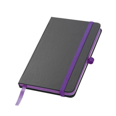 Logo trade business gift photo of: Notebook A6 ROSTOCK