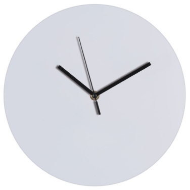 Logo trade promotional items picture of: Wall clock with allover clock face VENICE