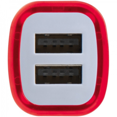 Logo trade promotional products image of: USB charging adapter KFZ FRUIT