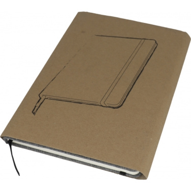 Logo trade promotional product photo of: Notebook A5 BREMEN