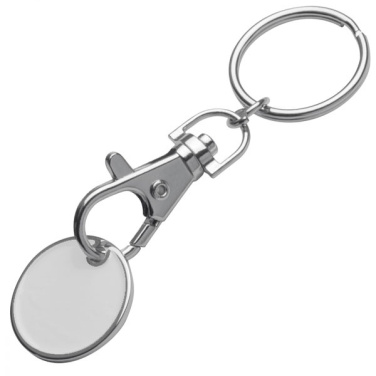Logotrade corporate gift picture of: Keyring with shopping coin ARRAS