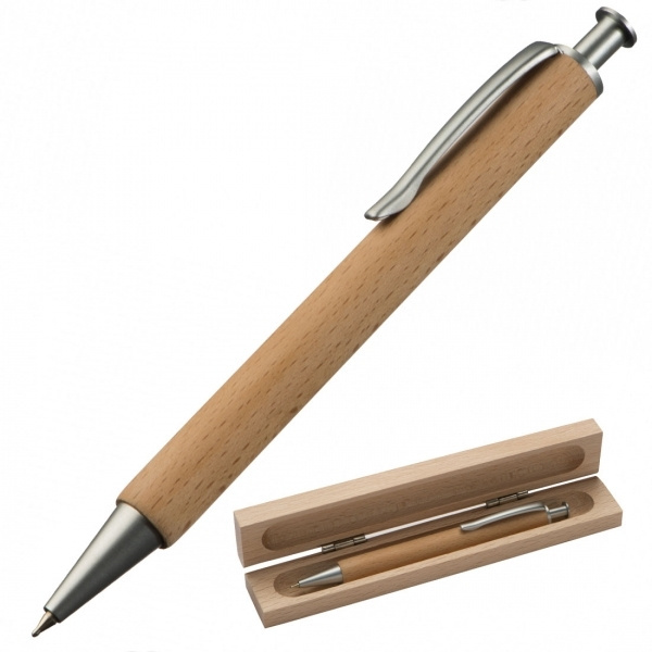 Logo trade corporate gifts image of: Ballpen IPANEMA