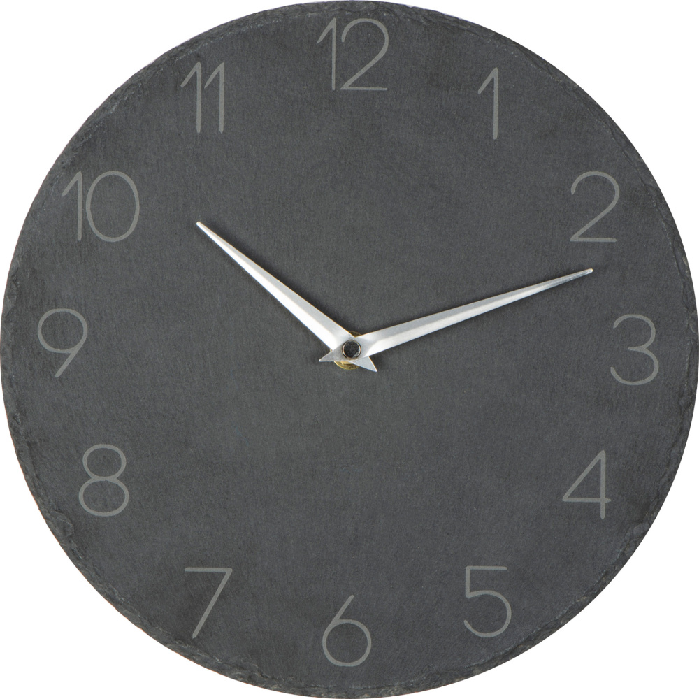 Logotrade business gift image of: Slate wall clock GRAZ