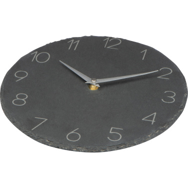 Logotrade promotional giveaway image of: Slate wall clock GRAZ