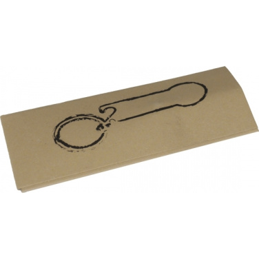 Logotrade promotional gift picture of: Keyring with shopping cart chip STICKIT