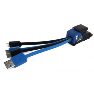 Logotrade promotional product picture of: Personalized charging cable 3in1