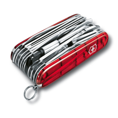 Logo trade promotional merchandise image of: Pocket knife SwissChamptransparent Victorinox
