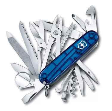 Logo trade promotional gifts picture of: Pocket knife SwissChamptransparent Victorinox