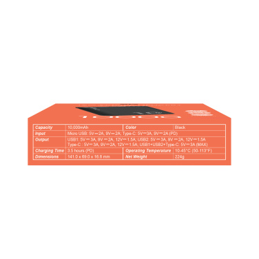 Logotrade advertising product image of: POWER BANK SILICON POWER QP15 10000 MAH
