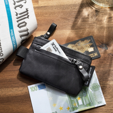Logotrade promotional merchandise image of: Trevel wallet ATBARA Schwarzwolf