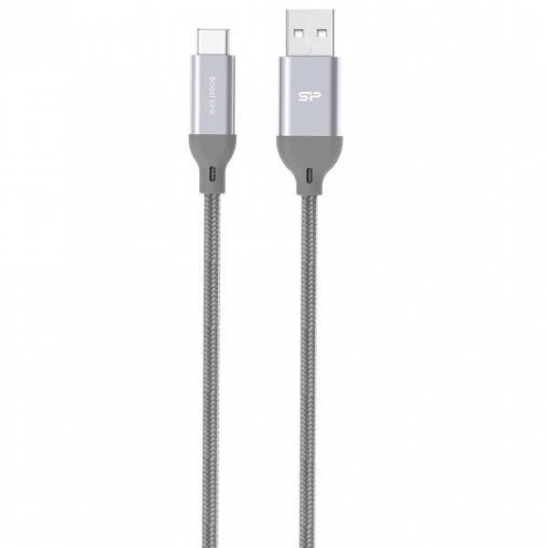 Logotrade promotional giveaway image of: Nylon data transfer cable LK30 Type - C Quick Charge 3.0